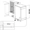 Whirlpool WSBO 3O34 PF X Ημιενσωματωμένος 10 σερβίτσια