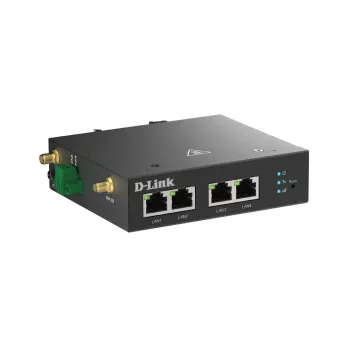 Router κινητής τηλεφωνίας D-Link DWM-314-T 4G LTE VPN Μαύρο τοποθέτηση σε ράγα DIN