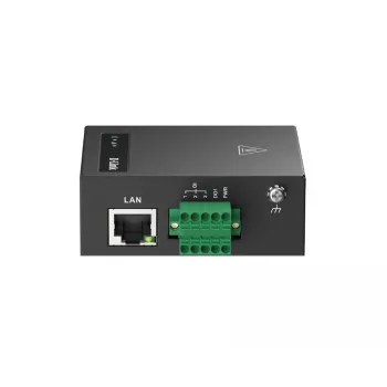 D-Link DOM-311-TSO 4G LTE IIoT RTU πύλη, Ethernet 10/100 Mbit/s, RS-232/485, Nano SIM, 2 αποσπώμενες εξωτερικές κεραίες, 9–36 V DC, μαύρη
