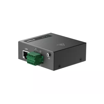 D-Link DOM-311-TSO 4G LTE IIoT RTU πύλη, Ethernet 10/100 Mbit/s, RS-232/485, Nano SIM, 2 αποσπώμενες εξωτερικές κεραίες, 9–36 V DC, μαύρη