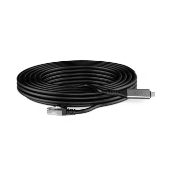 DIGITUS USB-C 3.2 Gen1 - καλώδιο Ethernet RJ45 - CAT6a S/FTP μαύρο - 5m