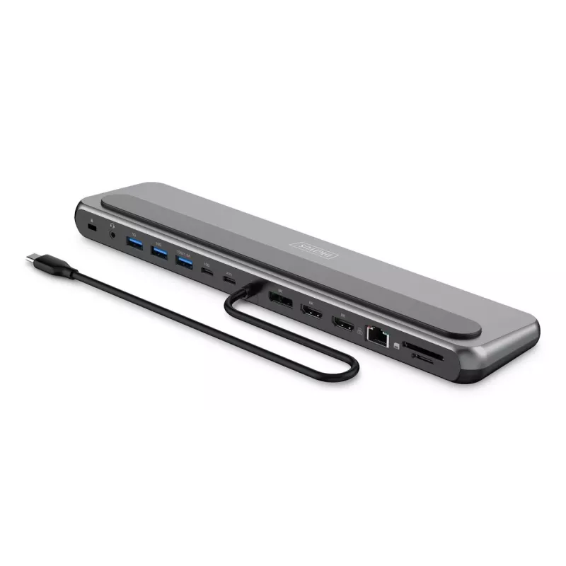 Θύρα σύνδεσης USB-C 8K Digitus, 12 θύρες, USB 3.2 Gen 2, 100 W
