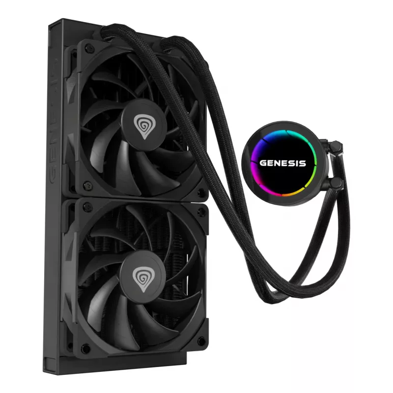 Σύστημα ψύξης υπολογιστή GENESIS NLG-2318 επεξεργαστή all-in-one υγρόψυκτρο μαύρο