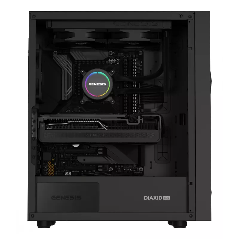 Σύστημα ψύξης υπολογιστή GENESIS NLG-2318 επεξεργαστή all-in-one υγρόψυκτρο μαύρο