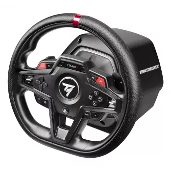 Τιμόνι και πεντάλ Thrustmaster T248R μαύρο — USB, υβριδική μετάδοση, Force Feedback, οθόνη LCD, δερμάτινο τιμόνι