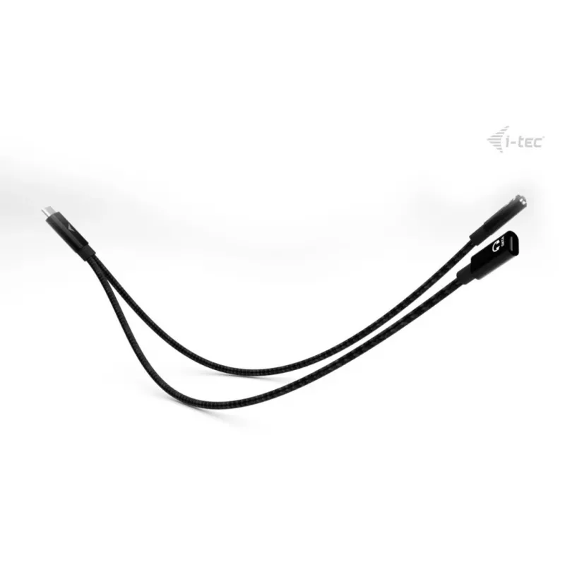 i-tec διαχωριστικό καλωδίου USB-C ήχου/δεδομένων + Power Delivery 100 W