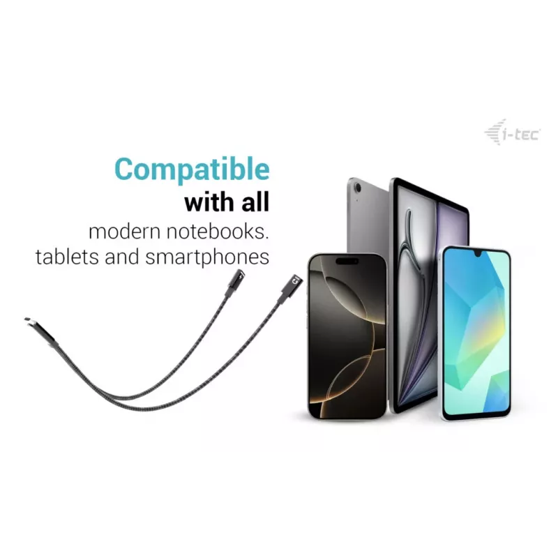 i-tec διαχωριστικό καλωδίου USB-C ήχου/δεδομένων + Power Delivery 100 W