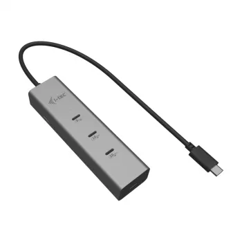 i-tec Metal USB-C Charging HUB 5 θυρών με USB-C Video 8K + Power Delivery 85W