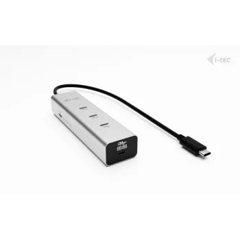 i-tec Metal USB-C Charging HUB 5 θυρών με USB-C Video 8K + Power Delivery 85W