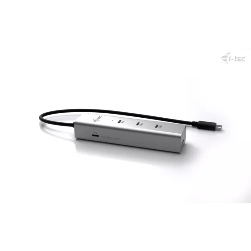 i-tec Metal USB-C Charging HUB 5 θυρών με USB-C Video 8K + Power Delivery 85W