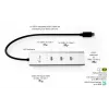i-tec Metal USB-C Charging HUB 5 θυρών με USB-C Video 8K + Power Delivery 85W