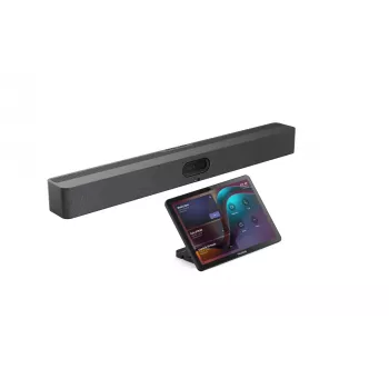 Σύστημα ομαδικής τηλεδιάσκεψης Yealink MeetingBar A50-031 — 4K Ultra HD, 2160p@60fps, 8x ψηφιακό zoom, Wi‑Fi, Bluetooth, Android 13