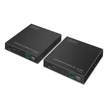 DIGITUS HDMI Fiber Extender Set - 4K/60Hz, 40 km/300m μαύρο
