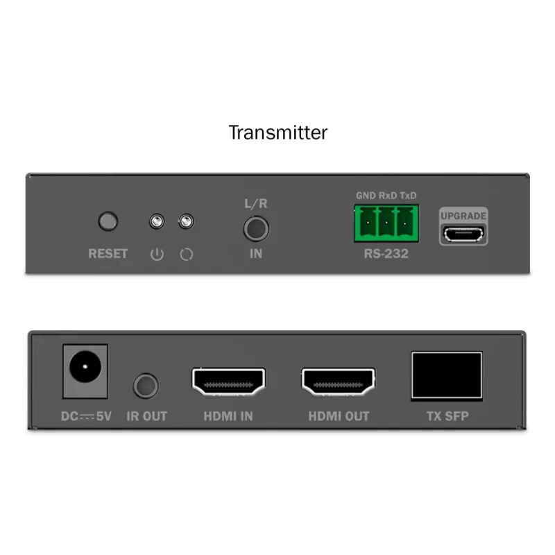 DIGITUS HDMI Fiber Extender Set - 4K/60Hz, 40 km/300m μαύρο
