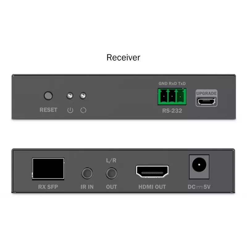 DIGITUS HDMI Fiber Extender Set - 4K/60Hz, 40 km/300m μαύρο