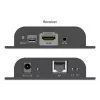 DIGITUS HDMI IP Extender Set - 4K/60Hz 120/200 m, ένα-προς-πολλά, CAT, μαύρο