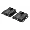 DIGITUS HDMI IP Extender Set - 4K/60Hz 120/200 m, ένα-προς-πολλά, CAT, μαύρο