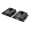 DIGITUS HDMI IP Extender Set - 4K/60Hz 120/200 m, PoE, ένα-προς-πολλά, CAT, μαύρο