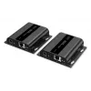 DIGITUS HDMI IP Extender Set - 4K/60Hz 120/200 m, PoE, ένα-προς-πολλά, CAT, μαύρο