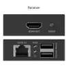 DIGITUS HDMI KVM Extender Set – 4K/30Hz 40/70m PoC CAT μαύρο