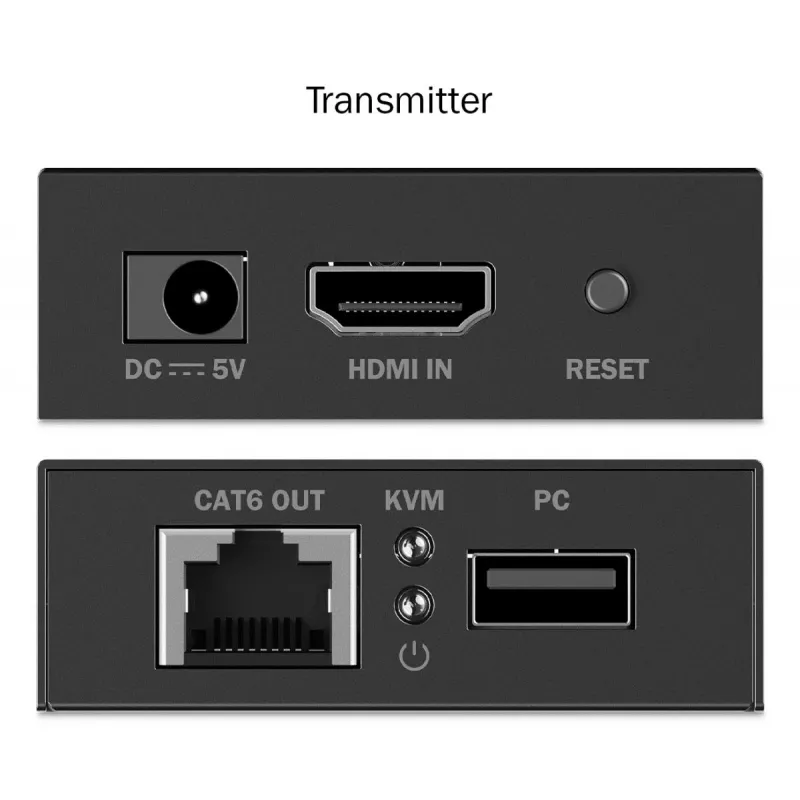 DIGITUS HDMI KVM Extender Set – 4K/30Hz 40/70m PoC CAT μαύρο