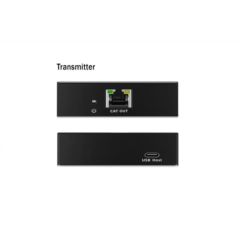 USB 3.2 Gen1 CAT-Extender της DIGITUS DA-73121 — 5 Gbit/s, 4 θύρες (3× USB-A, 1× USB-C), 100 m, τροφοδοσία DC