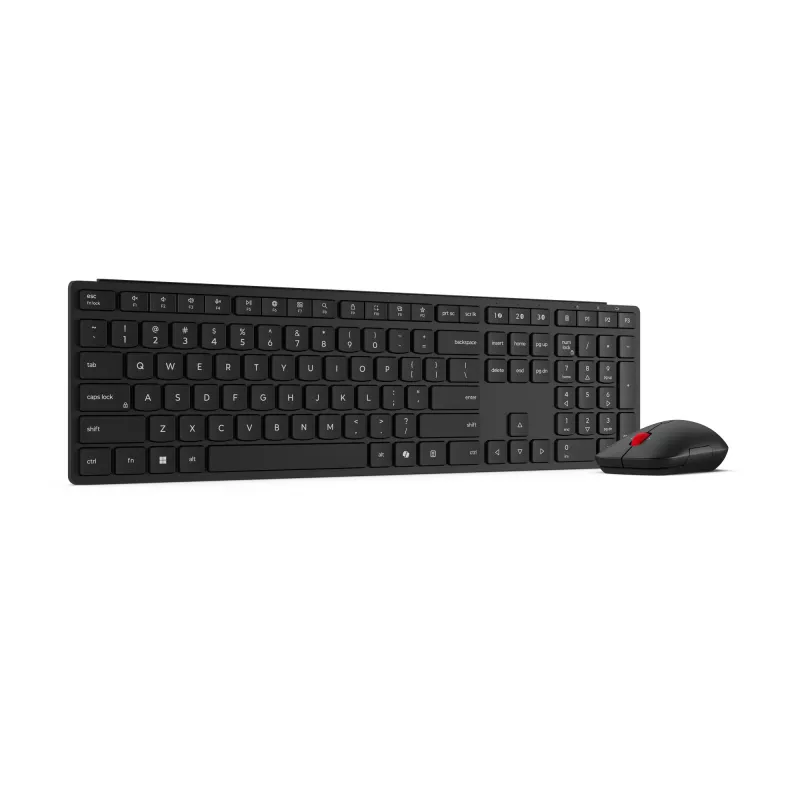 Lenovo 4X31S04810 πληκτρολόγιο ποντίκι περιλαμβάνονται γραφείου RF Wireless + Bluetooth US Αγγλικά μαύρο