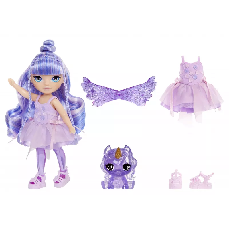 Rainbow High Littles Rainbow Fantasy Fairies κούκλα - Amethyst (μωβ)