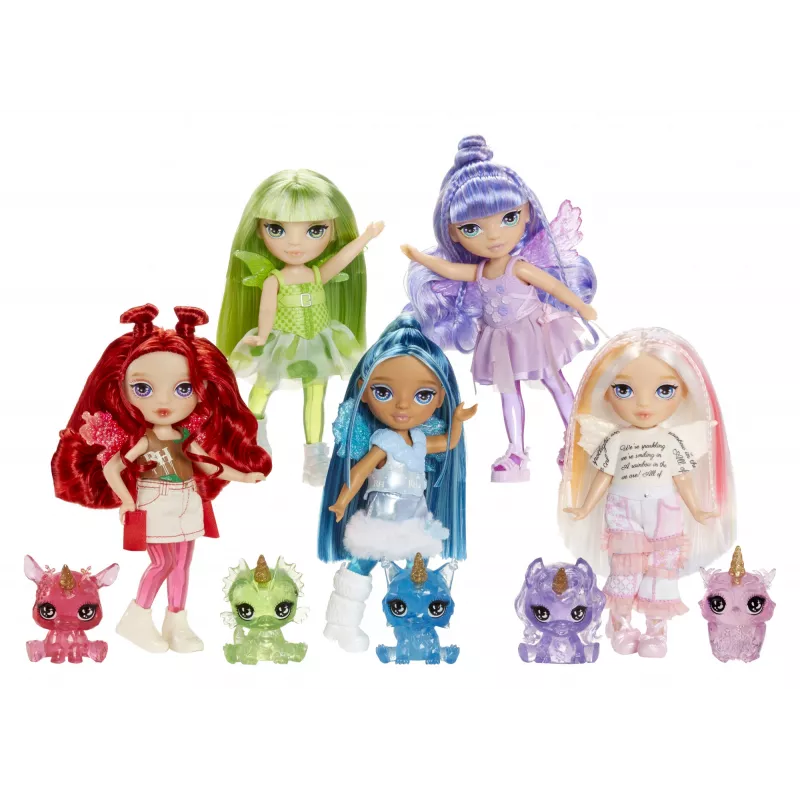 Rainbow High Littles Rainbow Fantasy Fairies κούκλα - Amethyst (μωβ)