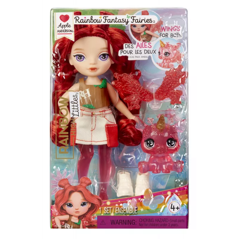 Rainbow High Littles Rainbow Fantasy Fairies κούκλα - Apple (κόκκινο)