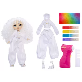 Rainbow High Air Brush & Create κούκλα μόδας με πράσινα μάτια, από 4 ετών
