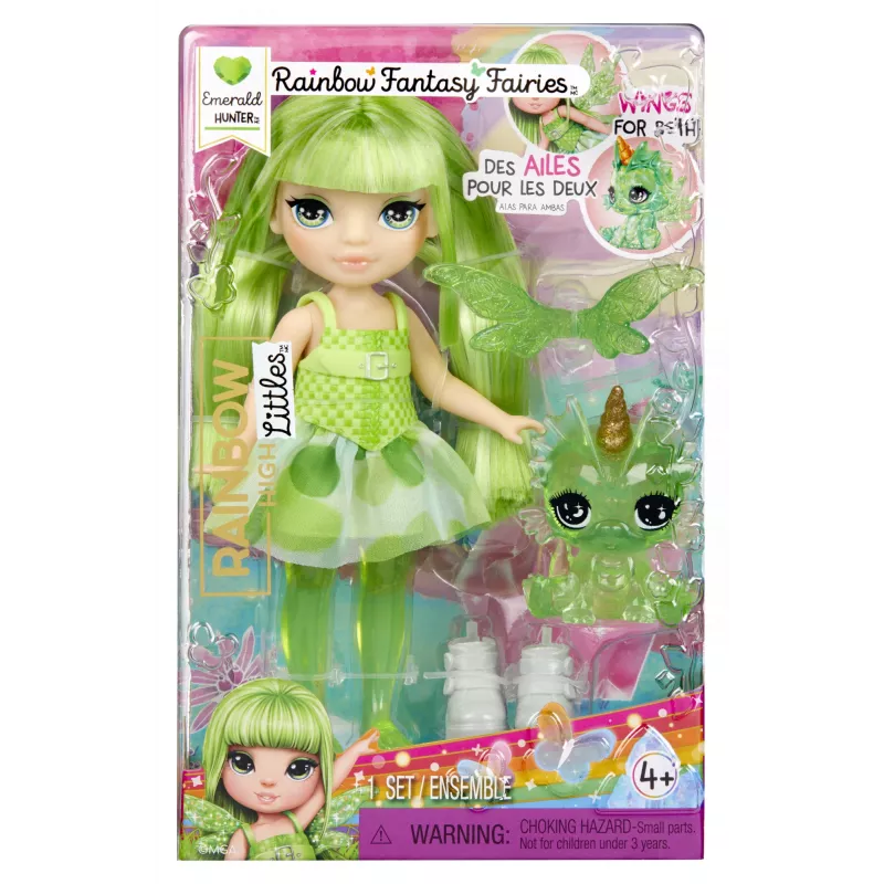 Rainbow High Littles Rainbow Fantasy Fairies κούκλα - Emerald (πράσινο)