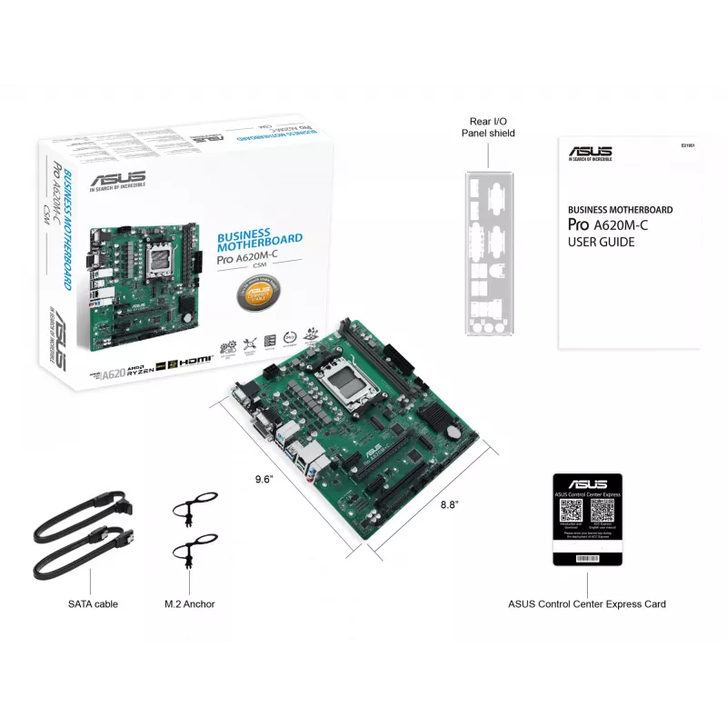 Μητρική ASUS PRO A620M-C-CSM AMD A620 Socket AM5 micro ATX