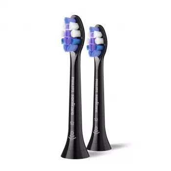 Philips Sensitive HX6052/88 συσκευασία 2 τεμ. κεφαλές οδοντόβουρτσας, 2 τεμ., μαύρο, 3 μήνες, εξαιρετικά μαλακές, Philips, Philips Sonicare