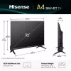 Hisense 32A4Q 81,3 cm (32 ίντσες) HD Smart-TV Wi-Fi Μαύρο