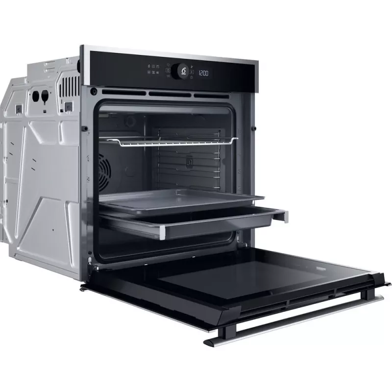 Whirlpool WOI4S8CM1SXA 73 L Μαύρο, Ανοξείδωτο