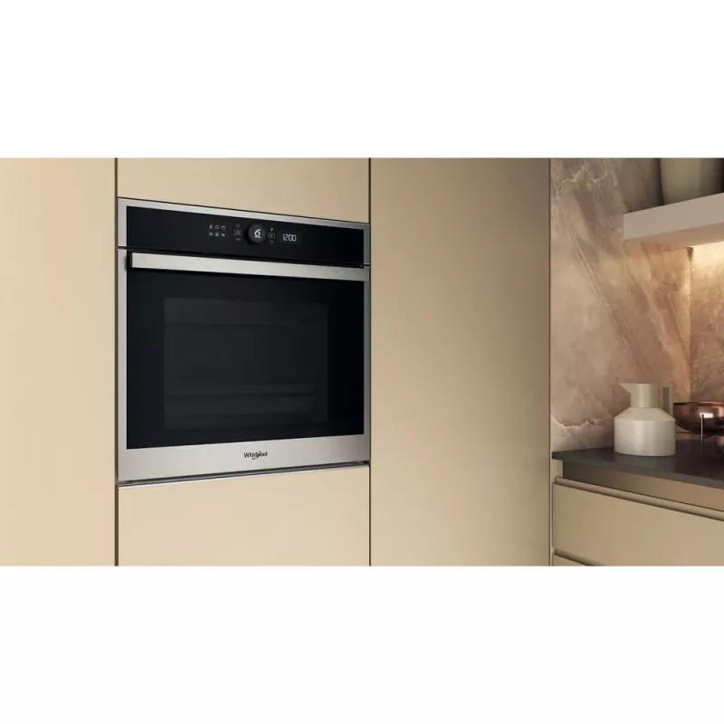 Whirlpool WOI4S8CM1SXA 73 L Μαύρο, Ανοξείδωτο