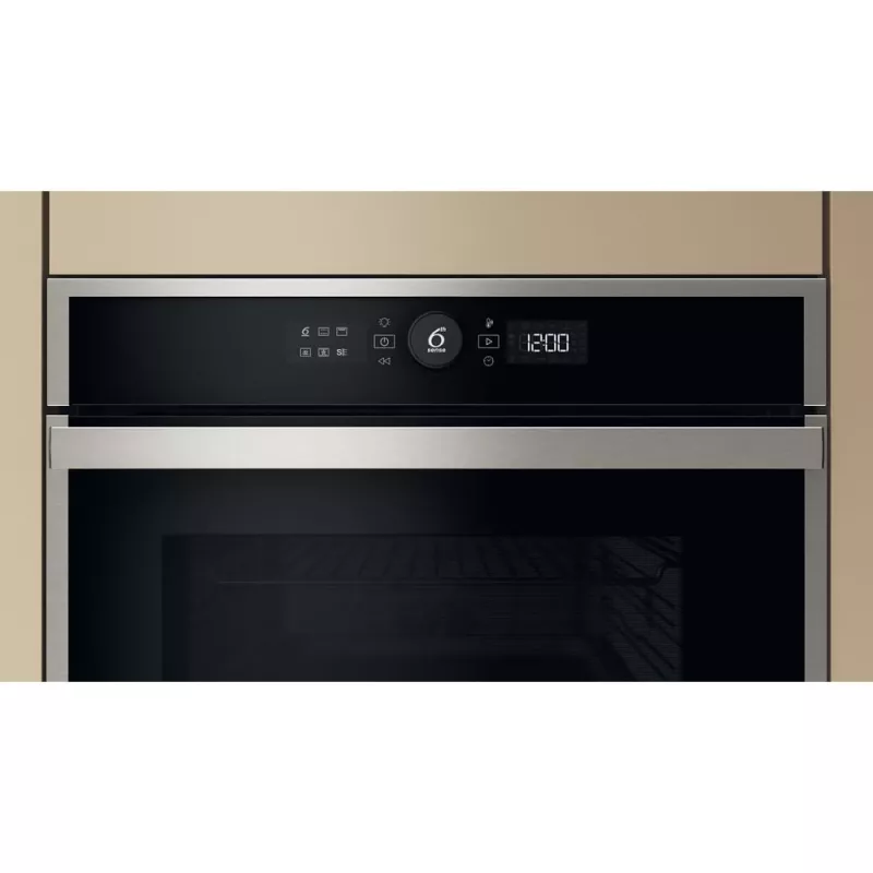 Whirlpool WOI4S8CM1SXA 73 L Μαύρο, Ανοξείδωτο