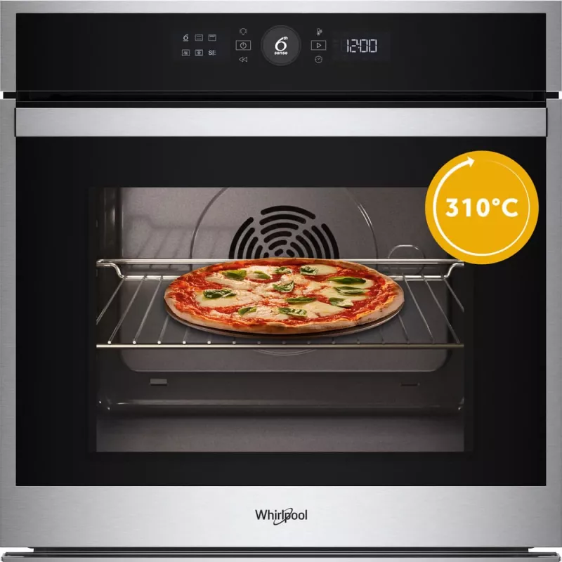 Whirlpool WOI4S8CM1SXA 73 L Μαύρο, Ανοξείδωτο