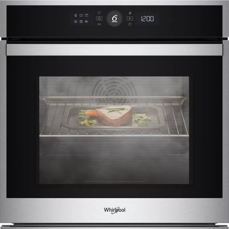 Whirlpool WOI4S8CM1SXA 73 L Μαύρο, Ανοξείδωτο