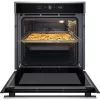 Whirlpool WOI4S8CM1SXA 73 L Μαύρο, Ανοξείδωτο