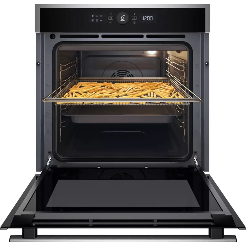 Whirlpool WOI4S8CM1SXA 73 L Μαύρο, Ανοξείδωτο