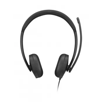 Lenovo VoIP Headset 5000 Ενσύρματο Head-Band Γραφείου/Call center USB Type-C Μαύρο