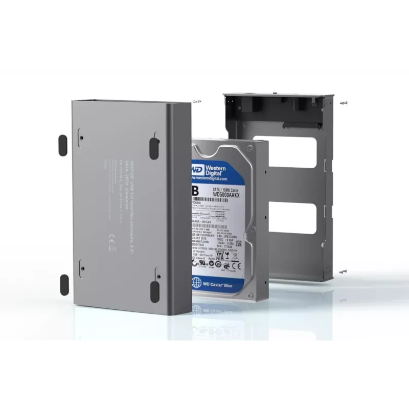 Θήκη HDD Digitus DA-71106-1 USB 3.0 3.5 ιντσών SATA 16TB αλουμινίου