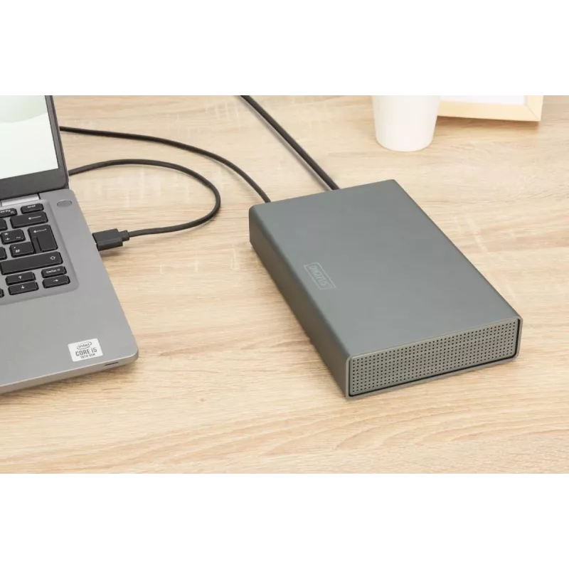 Θήκη HDD Digitus DA-71106-1 USB 3.0 3.5 ιντσών SATA 16TB αλουμινίου