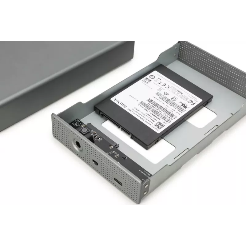 Θήκη HDD Digitus DA-71106-1 USB 3.0 3.5 ιντσών SATA 16TB αλουμινίου