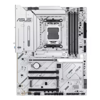 Μητρική ASUS X870 MAX GAMING WIFI7 W ATX — AMD X870, Socket AM5, DDR5, 4 DIMM, Wi‑Fi 7, 2,5Gb LAN