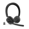Lenovo ANC Headset 6550 ασύρματο headband γραφείου/call center USB Type-C Bluetooth μαύρο