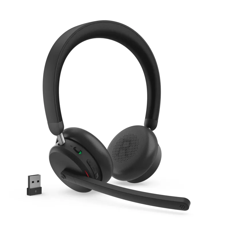 Lenovo ANC Headset 6550 ασύρματο headband γραφείου/call center USB Type-C Bluetooth μαύρο