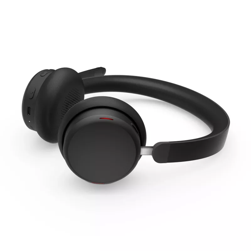 Lenovo 6550 Headset ασύρματο headband γραφείου/call center USB Type-C Bluetooth μαύρο